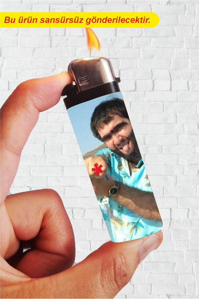 SARANG Çakmak Recep Ivedik Nah Baskılı Full Kaplamalı Gazlı Çakmak