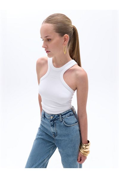 Nocturne Halter Neck Crop Top