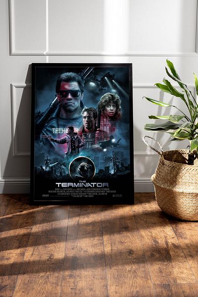 Saturn Pictură cu cadru Terminator - Pictură poster film Terminator