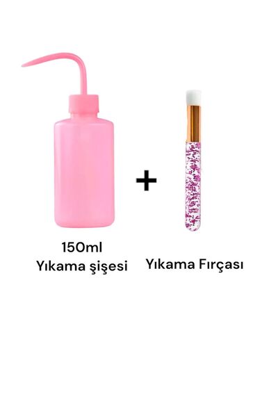 Lush Studio 2li set İpek Kirpik yıkama şişesi Dövme Yıkama Şişesi 150ml