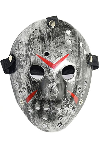 ArkhenX Jason Mask Hannibal Mask Metal Silver Color 20X25 cm