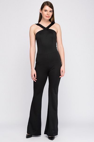 Sense Strapless Dalgic Tulum with Cross Band| Tlm14786 Black