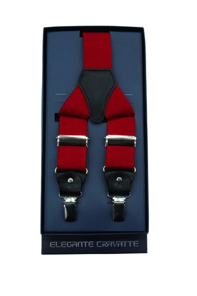 Elegante Cravatte Red Color Luxury Salopet Pants Hanger