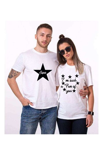 Tshirthane Lover Combos My Fan's T-Shirt - Couple Combination