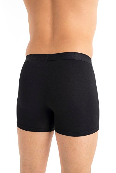 Jiber Men's Modal Cotton 3-Piece Black Boxers 289