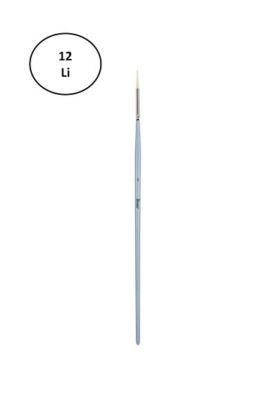 costurera Brons Br-2050 123 Series - Long Handle Oil Paint Brush 12 pcs