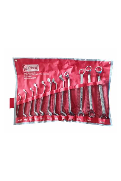 MGK HİDROLİK & ENDÜSTRİYEL SOLİD 12 Lİ YILDIZ ANAHTAR SETİ TAKIM 6X7 İLE 30X32