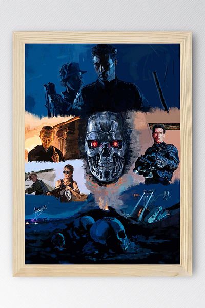 Saturn Pictură cu cadru Terminator - Pictură poster film Terminator