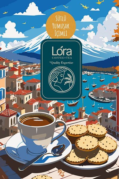 kahvelora 200g Petibour Biscuit Turkish Coffee - Whether to Bake or Stir - Lots of Foam