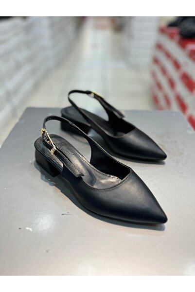 Hacıoğlu Ayakkabı Κομψά γυναικεία παπούτσια με χαμηλό τακούνι Serrace