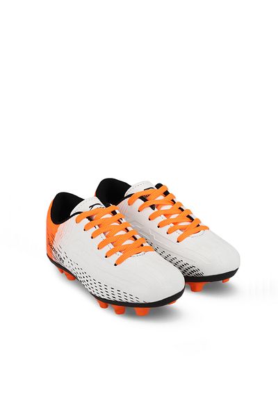 Slazenger Boy's Football Boots - Score I Krp, White/Orange