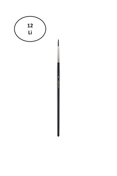 costurera 12 Pieces Brons Water Color Brushes - No:2