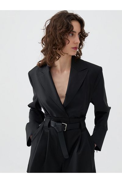 Nocturne Belt Detailed Jumpsuit
