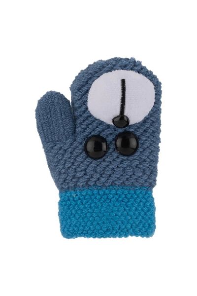 Kitti Baby Boys Knitted Gloves (1-3 Years) K24210-10 Navy Blue