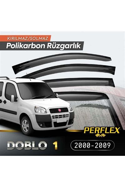 Tonfty Fiat Doblo 1 2000-2009 Windshield Windscreen V2 Flat