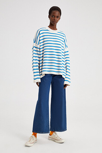 Touché Privé STRIPED KNIT SWEATER