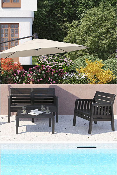 MODAMED Prestij / 2+1+Sehpa Bahçe & Balkon & Teras Oturma Bahçe Takımı