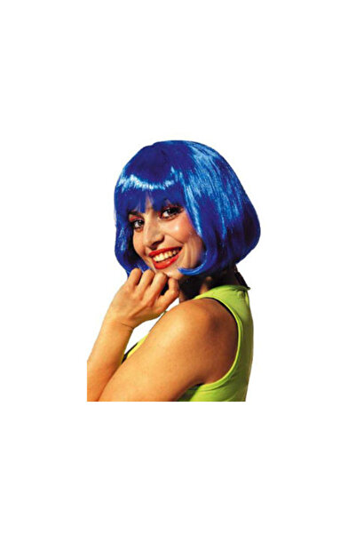 Generic Brand Blunt Wig - Blue