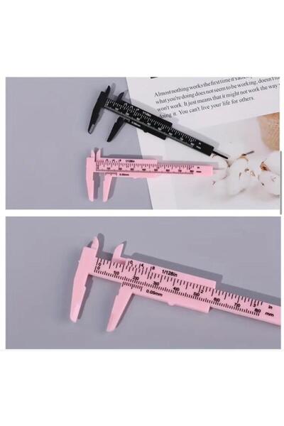 MEDIBA Pembe Kaş Cetveli Altın Oran Cetveli Kaş Ölçüm Cetveli Microblading Ve Kaş Kontürü Uzmanları Için