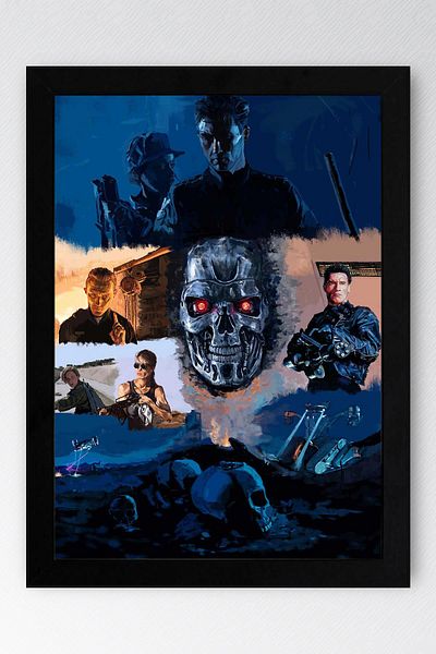 Saturn Pictură cu cadru Terminator - Pictură poster film Terminator