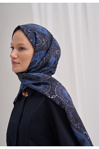 CAREL Comfy İpek Şal Lacivert
