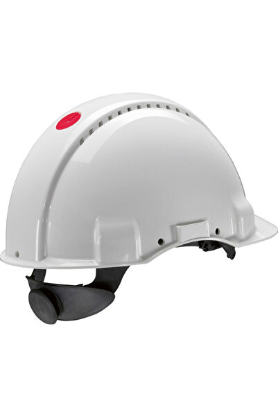 3M G3000Nvi White Helmet Uvicator Latched Ventilated Plastic Sweatband