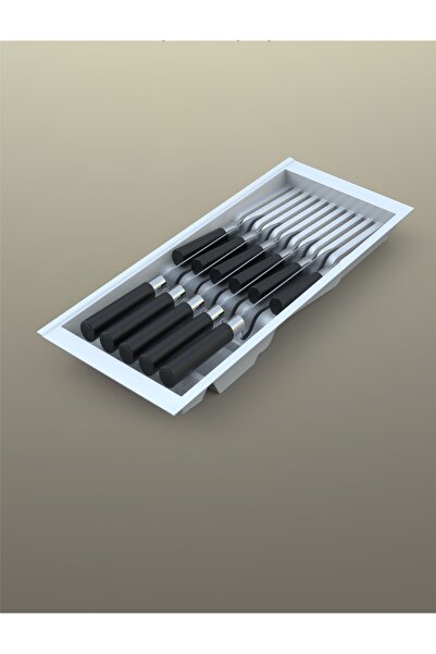 tify Kitchen Drawer White Modular Knife Holder 20,5cm X 48cm (Can Be Cut 4cm from the Length)