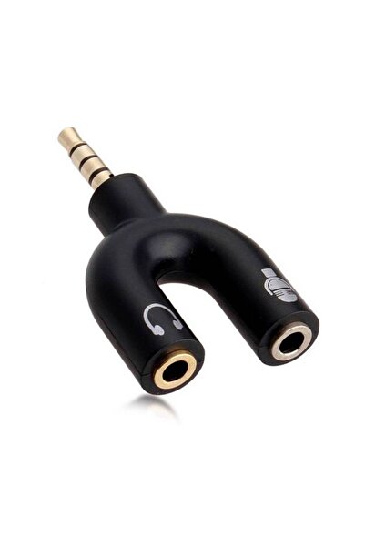 Powermaster 3.5 Mm Stereo Erkek to Kulaklık + Hoparlör Dişi Çoklayıcı Jack PM...