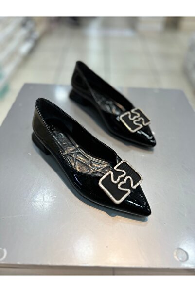 Hacıoğlu Ayakkabı Scarletta Uvezeni T Sa kopčom Ženske Stilizovane Balerinke