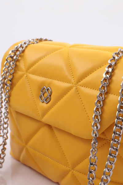 DGN 7267 Women's Daily Shoulder and Shoulder Bag Yellow