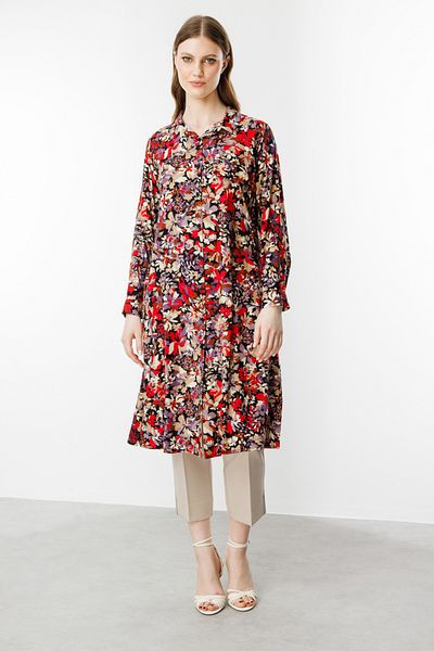 Mi Pret a Porter Mi Single Pocket Long Sleeve Tunic