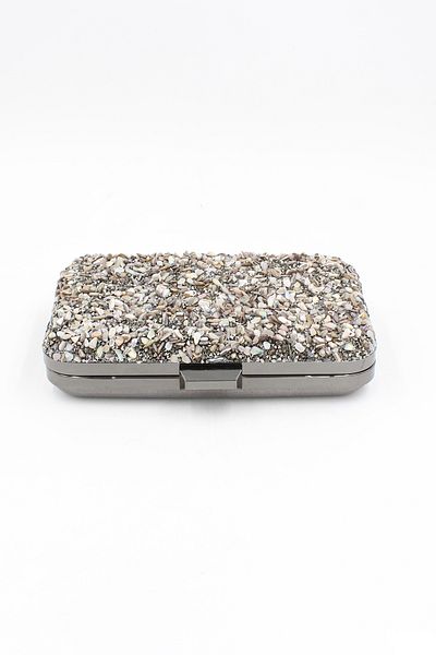 Chantaky 032 1700 Platinum Stone Βραδινό Φόρεμα Τσάντα Βραδινή Τσάντα Clutch