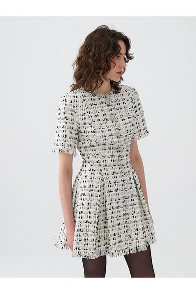 Nocturne Tweed Mini Dress - Stylish and Comfortable Design