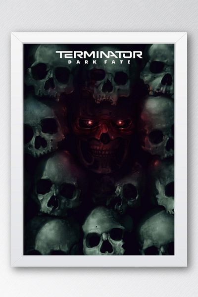 Saturn Πίνακας με κορνίζα Terminator Dark Fate - Πίνακας αφίσας ταινίας Terminator