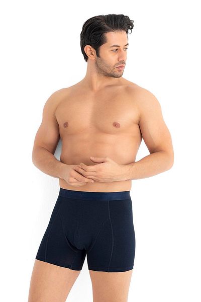 Jiber Ανδρικό Modal Cotton 3-Pece Navy Blue Boxer 289