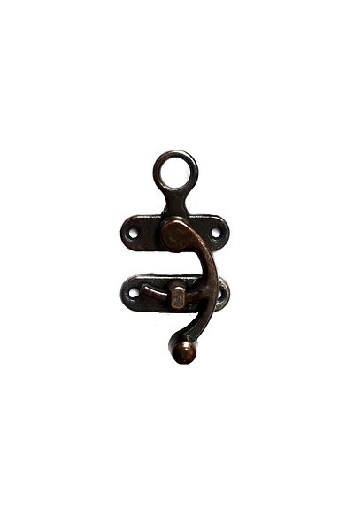 Skygo Bow Eye and Wooden Box Clip - Large, Antique, 1 Piece