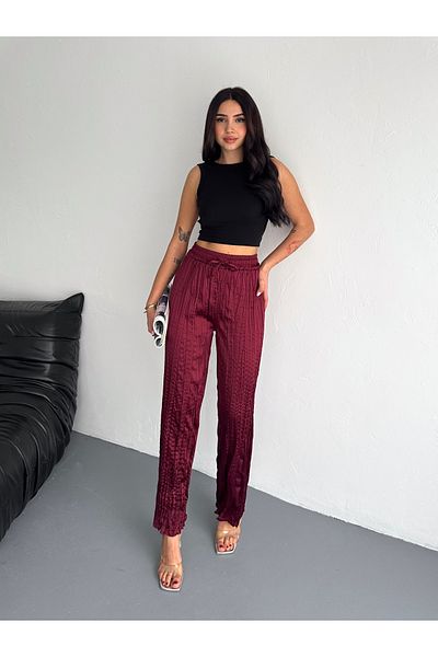 winmoda Satin Pants / Crinkle Satin Pants / Krinkil Satin Pants /Krash Satin