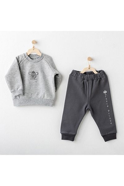 andywawa Ac25355 Basic 2-Piece Baby Set Gray