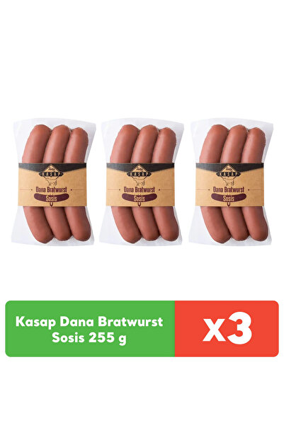 Pınar Kasap Dana Bratwurst Sosis 255 G X 3 Adet