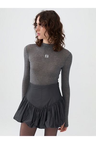 Nocturne Taffeta Mini Skirt