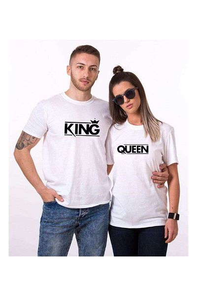 Tshirthane Girl Lover Combined King T-Shirt - Couple Combination