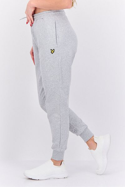 Lyle & Scott Women Regular Fit Brand Logo Sweat Pants, Grey