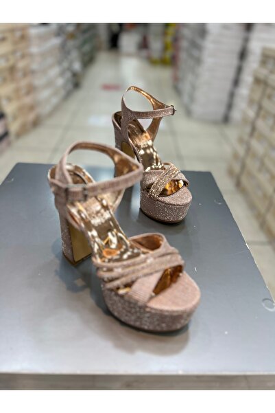 Hacıoğlu Ayakkabı Pantofi cu toc pentru femei Kriste Bell cu platformă dublă ...