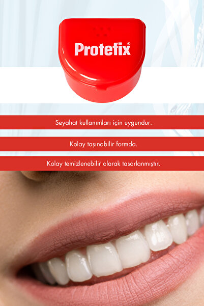 Protefix Aktif Temizleyici Diş Protezleri Için 32 Tablet Protez Kabı Hediyeli