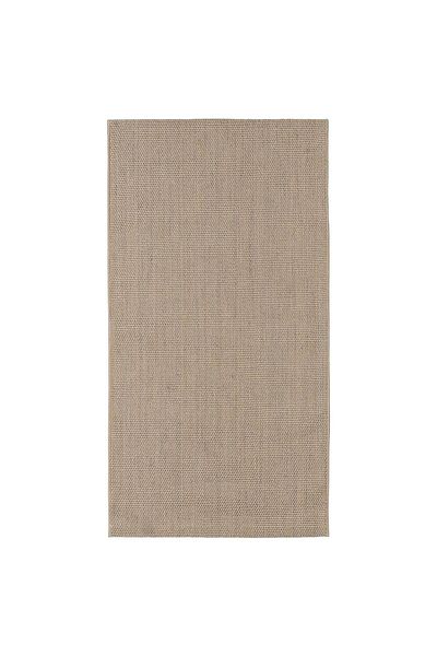 erorex Rug, flatwoven, natural/light grey, 80x150 cm