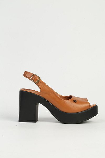 Pierre Cardin Tan γυναικεία παπούτσια με τακούνι PC-54604