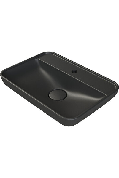 Turkuaz Mat Siyah Lal 60 cm Lavabo