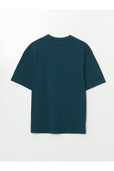 LC Waikiki Tricou pentru bărbați din bumbac pieptănat cu decolteu rotund de sezon nou - S52693Z8