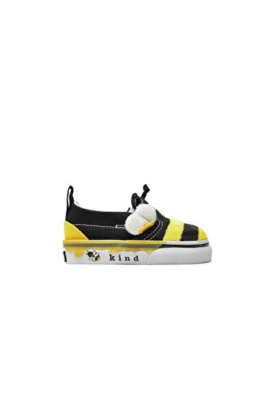 Vans Slip-on V Bee Bebek Siyah Sneaker