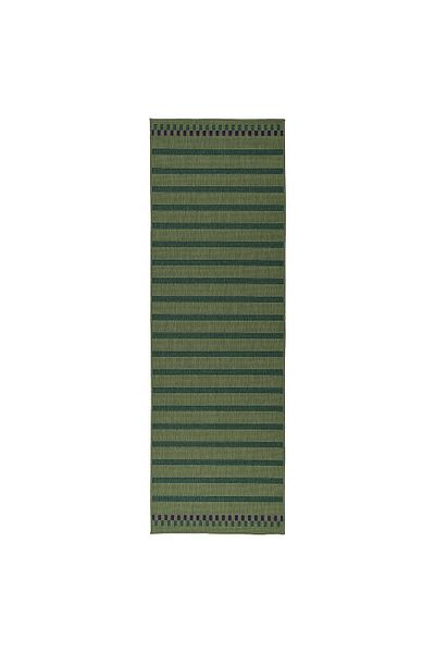 erorex Rug flatwoven, in/outdoor, green purple/striped, 80x250 cm
